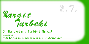 margit turbeki business card